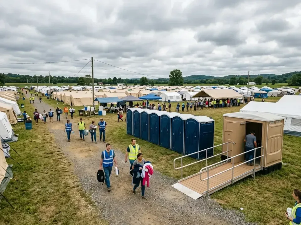 disaster-relief-camp-restrooms-010 — frequently asked questions, Dumpster & Portable Bathrooms Rental in Christopher, IL
